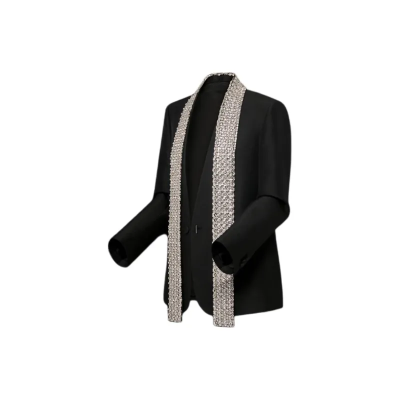 LOUIS VUITTON Business Suit Coat Women's Black-2
