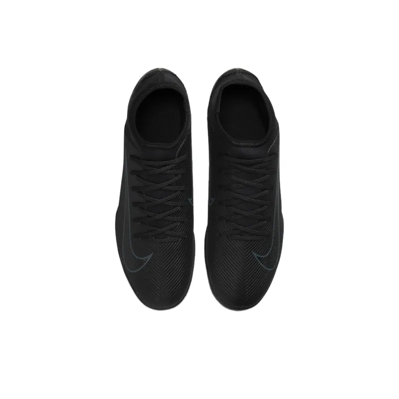 Nike Mercurial Superfly 10 IC/IN Indoor Anti Slip Wear Resistant Soccer Shoes Unisex Black-2