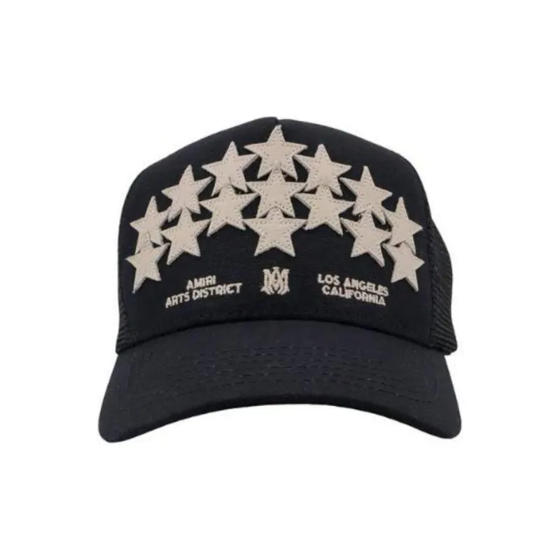 AMIRI Leather Star Trucker-1