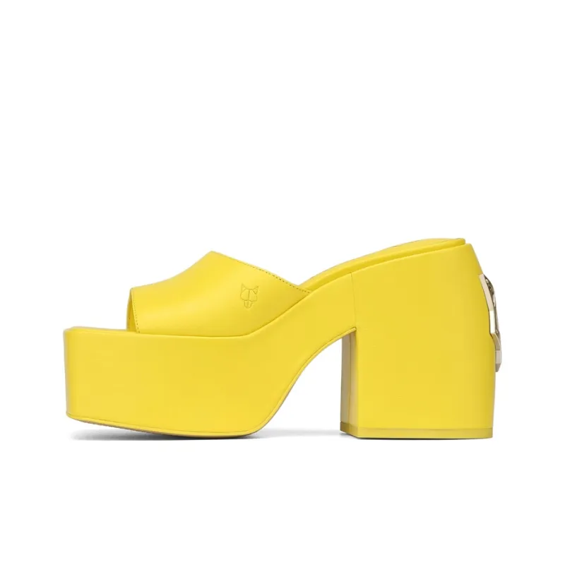 Naked Wolfe Fancy Stylish Sandal 11.3cm Women's Yellow-0