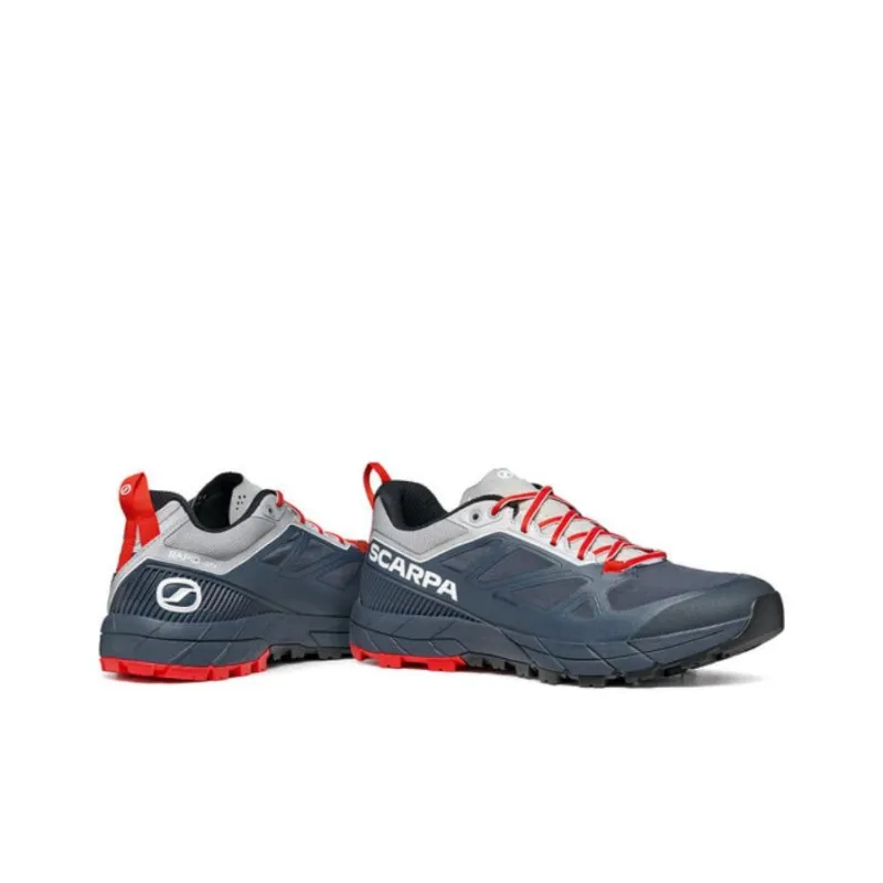 SCARPA Cushioning Anti-Slip And Wear-Resistant Low-Top Trekking Shoes Unisex Blue-4