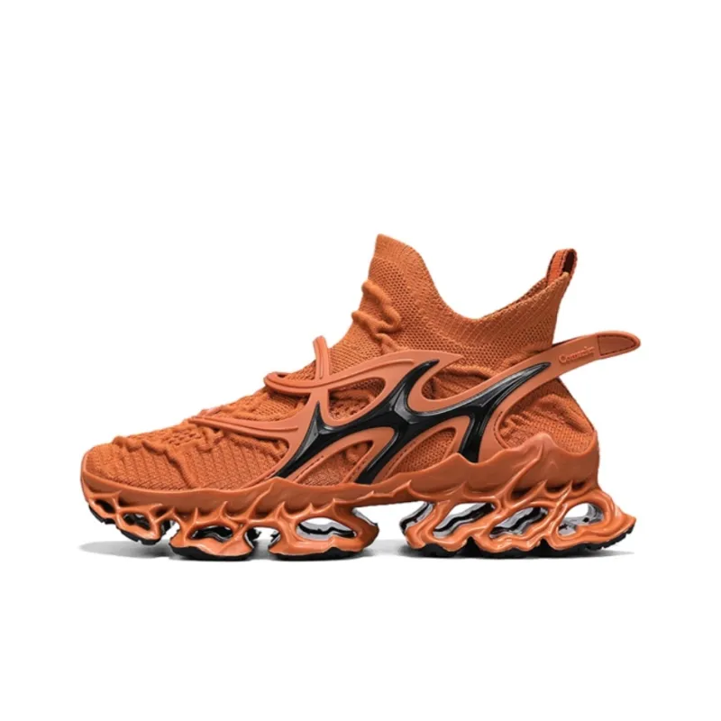 Comanier Cushioning And Breathable Mid Top Casual City Commute Sprint Long Distance Running Shoes Unisex-40