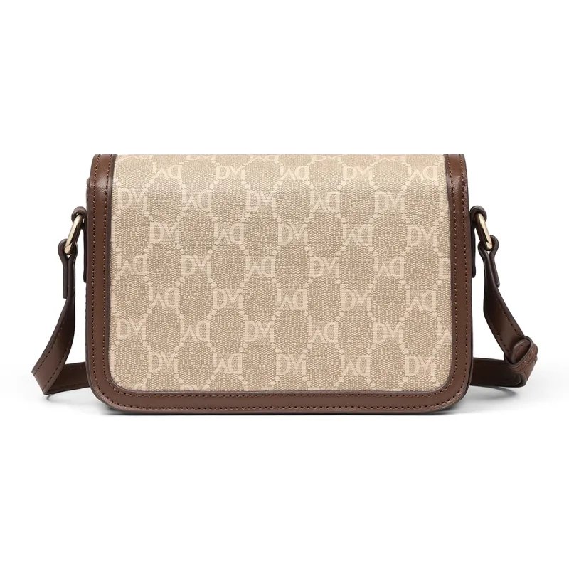 PT'SON Synthetic Leather Shoulder Bag, Crossbody Bag Regular Women's Coffee Brown-4