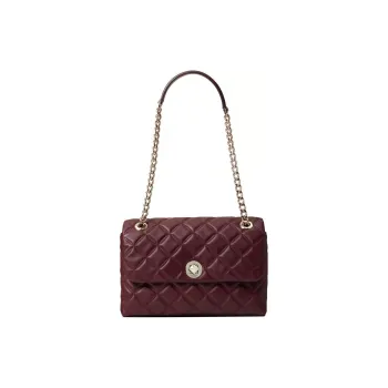 Kate Spade Natalia Leather Envelope Bag Shoulder Bag Crossbody Bag Small Size Women's Burgundy