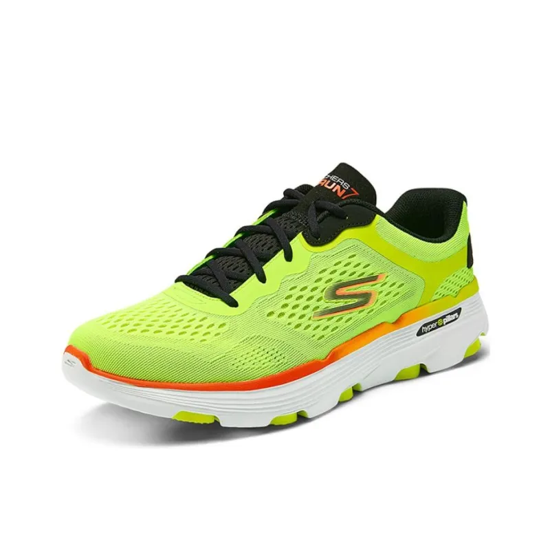 Skechers GO RUN 7.0 Anti Slip Wear Resistant Low Top Casual Running Shoes Men's Bright Yellow-2