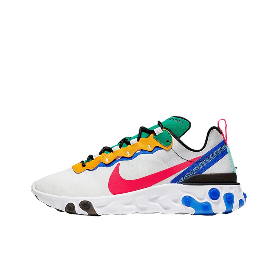 Nike react element 55 se white/black/university gold best sale