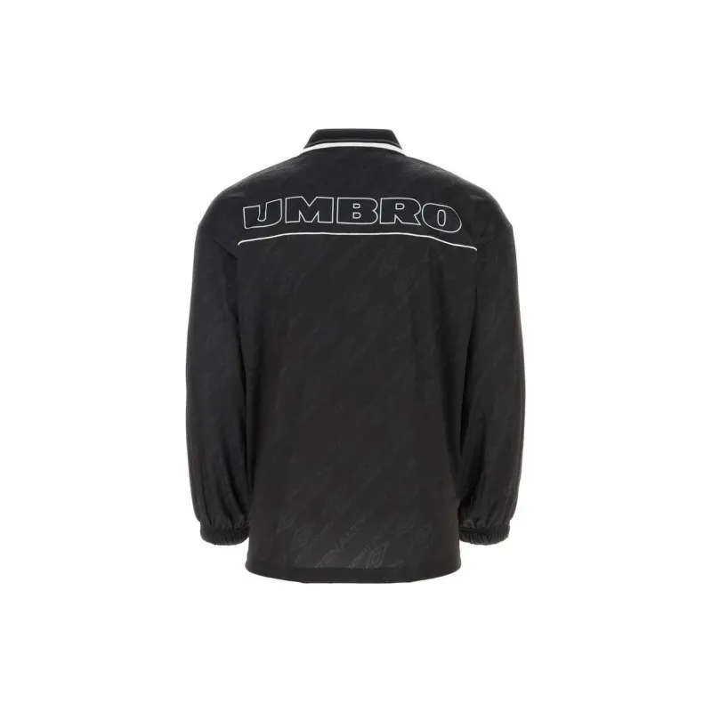 Umbro Long Sleeved Tech Polo Shirt-1