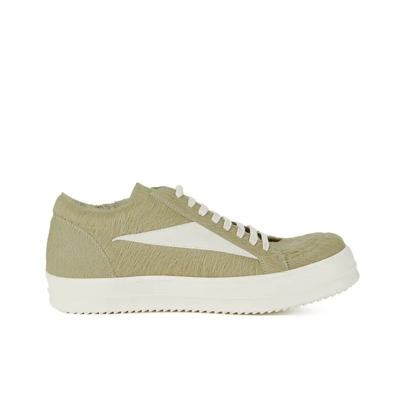 RICK OWENS/RO LUXOR Abrasion Resistant Low Top Skateboard Shoes Men's Light Gray-1