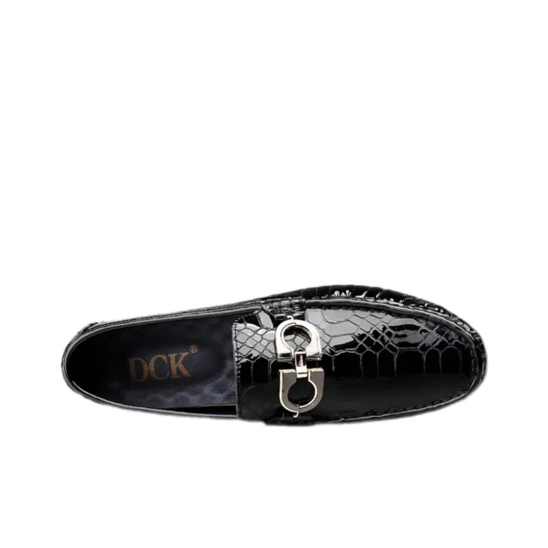 DCK Men's Casual Shoes Men Low Top Black/Brown-7