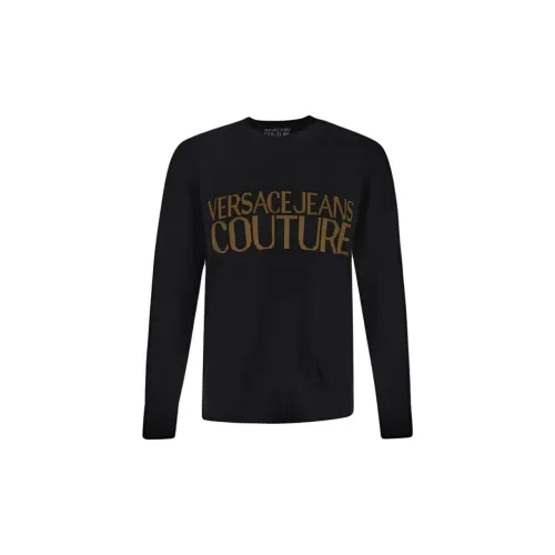 VERSACE JEANS COUTURE Cashmere Sweaters Men Black