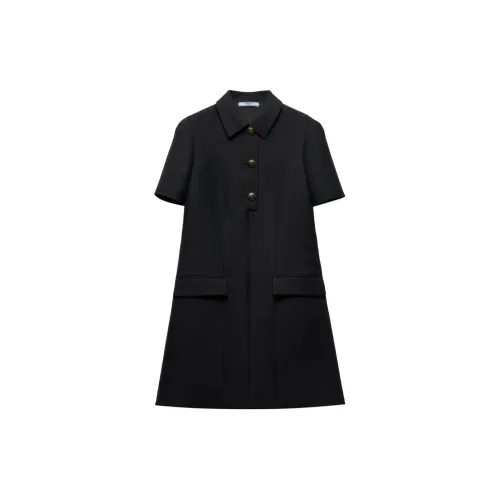 PRADA Tricotine Mini Dress