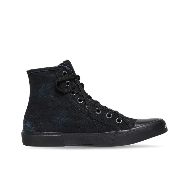 Balenciaga Paris High 'Destroyed - Triple Black'-1