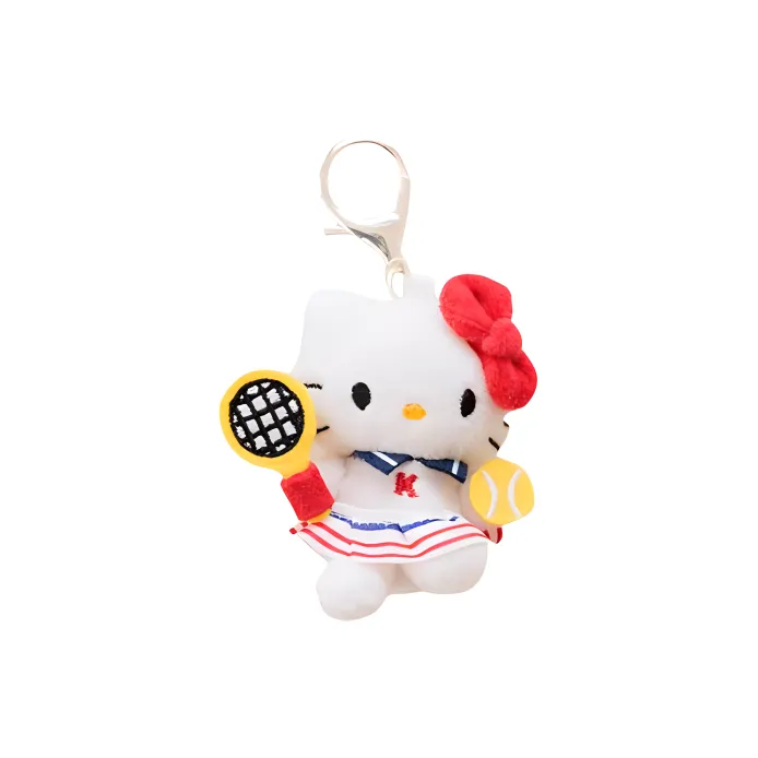 Hello Kitty Tennis Dolls Plush Pendant 13cm High 13CM Length-1