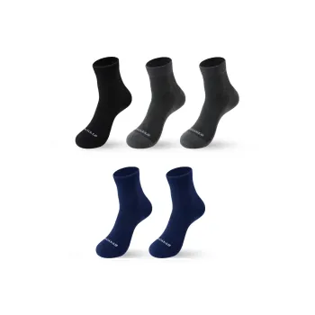 INVISIBLE Mid-Calf Socks Men's 5 Pack