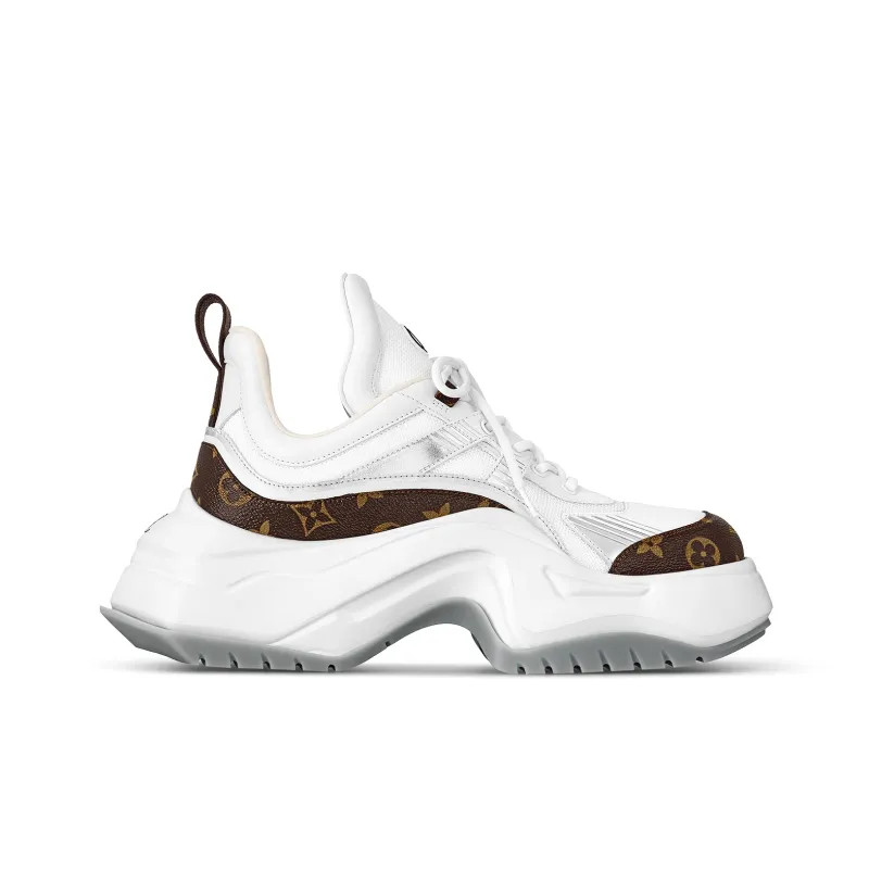 LOUIS VUITTON Archlight 2.0 Platform Sneakers 'White Brown Monogram'-1