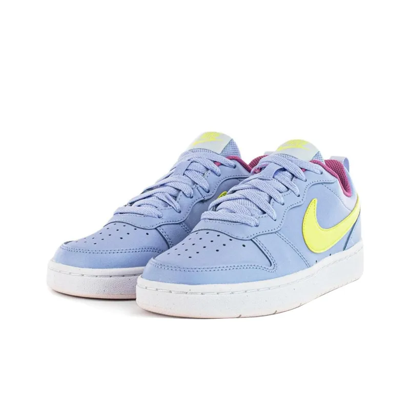 Nike Court Borough Low 2 'Cobalt Bliss Light Lemon Twist' GS-2