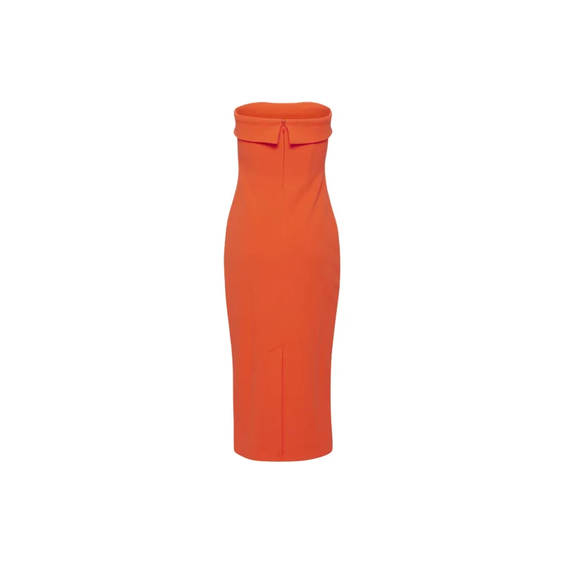ARITZIA Babaton Eyecatcher Dress Sleeveless Dress Women's Hot Cheeky Red/Hot Blush Red Lips-1