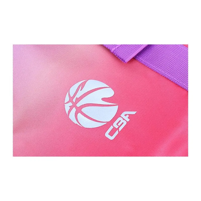LiNing Basketball Collection Polyester Backpack Regular Unisex Black Purple-3