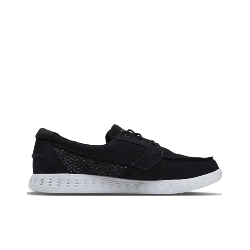 Skechers ON THE GO Glide Cushioning Anti-Slip And Wear-Resistant Low-Top Sports Casual Shoes Men's Black-1