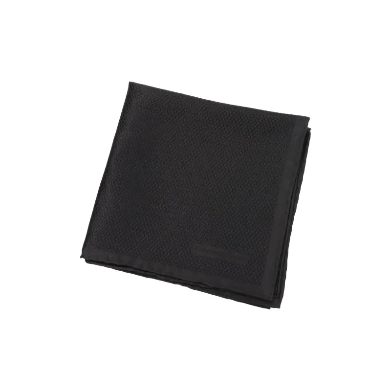 Zzegna Silk Scarves Men's Black-0