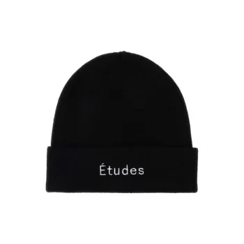 Études Logo embroidered Wool Beanie