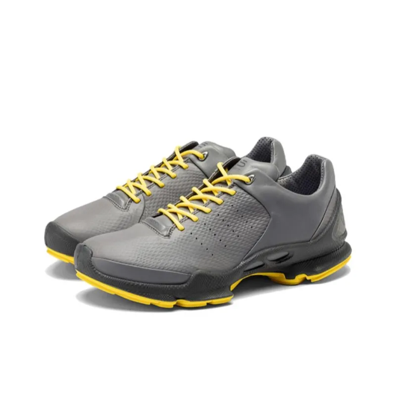 Ecco Biom C Abrasion-Resistant Low-Top Casual Running Shoes Men's Iron Gray/Gold-3