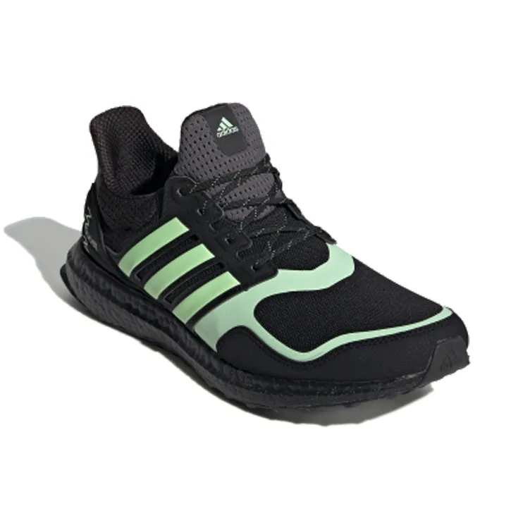 Adidas Ultra Boost S&L Core Black Glow Green-1