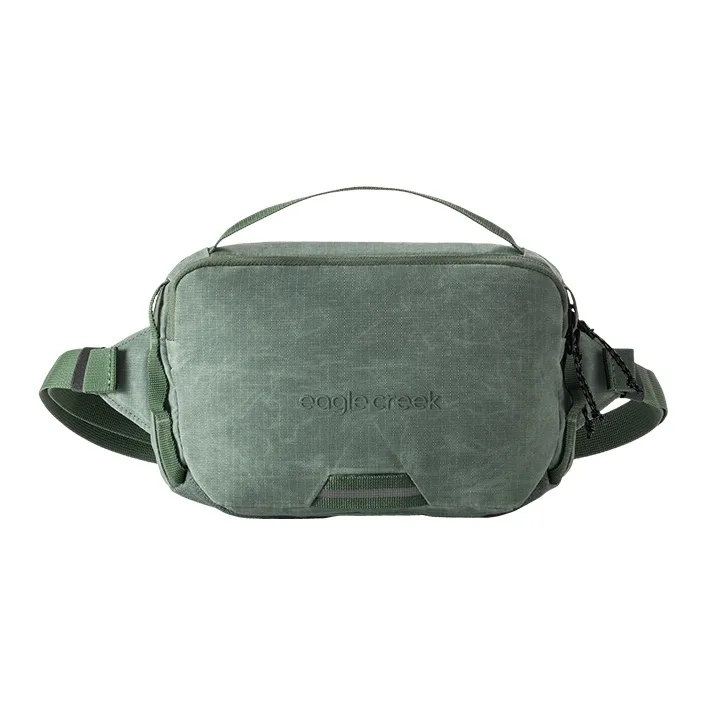 EAGLE CREEK Polyester Sling Bag Regular Men's Black/Grass Green/Storm Gray-5