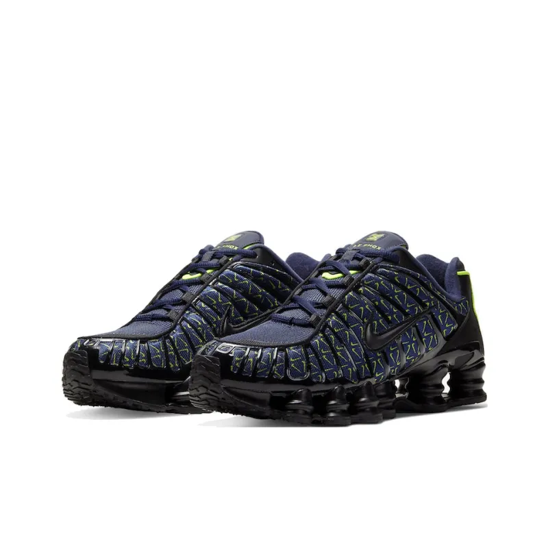 Nike Shox Tl Mini Swoosh Obsidian Black Volt-2