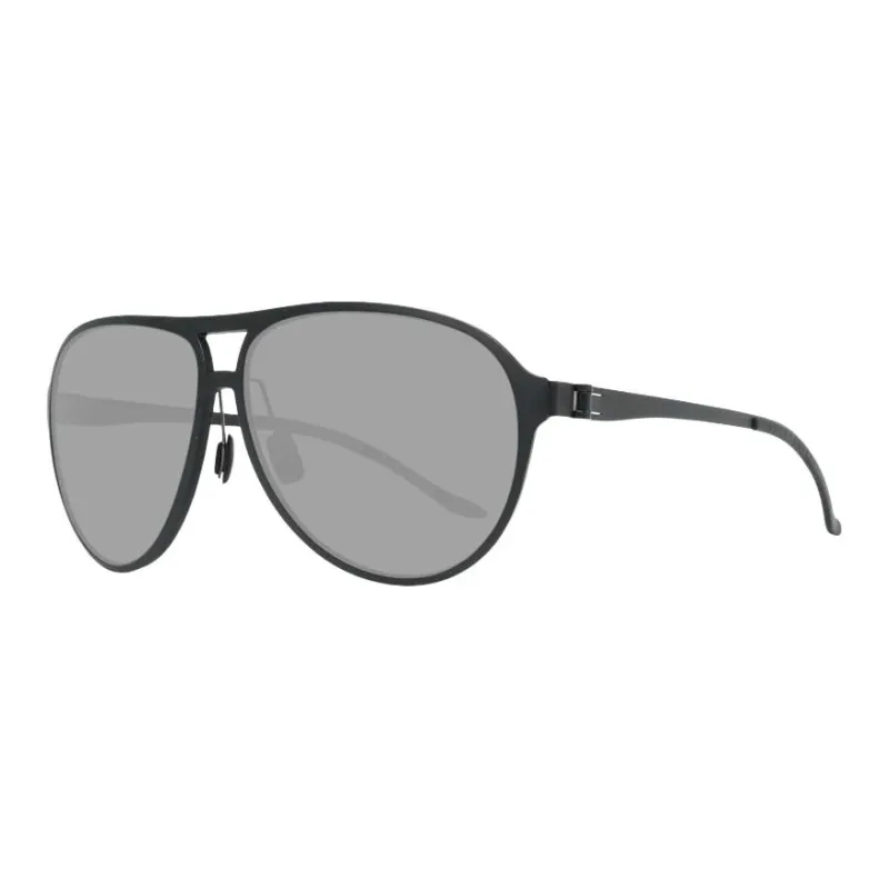 Mercedes-Benz Plastic Metal Aviator Sunglasses Men's Black-0