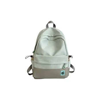 LEXI Nylon Backpack Unisex Green/Ecru