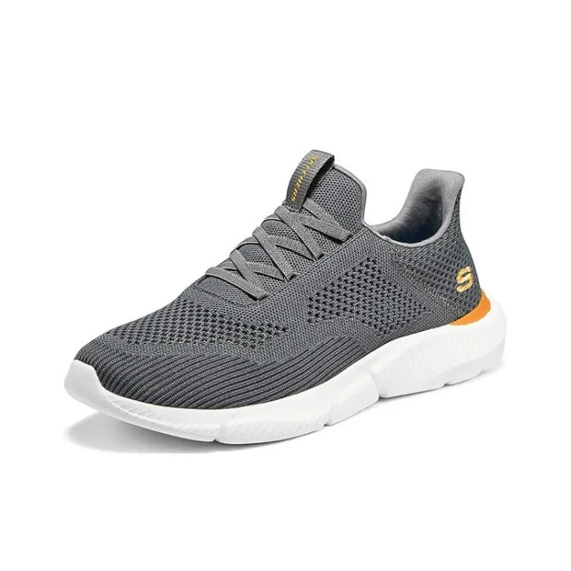 Skechers Ingram Cushioning Anti Slip And Wear Resistant Rebound Low Top Casual Shoes Men's Charcoal Gray-2