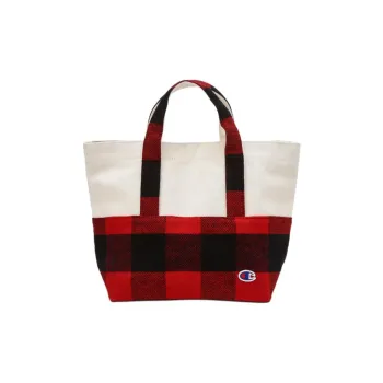 Champion Canvas Canvas Bag Tote Bag Shopping Bag Handbag Small Size Women's Red