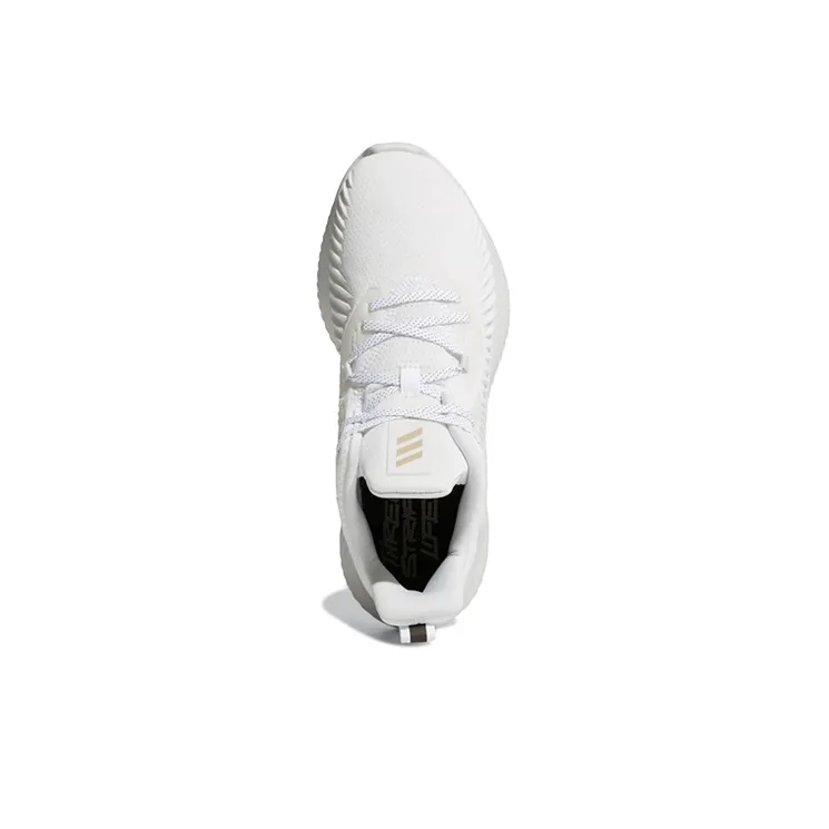 Adidas Alphabounce+ Run Em 'Crystal White'-3