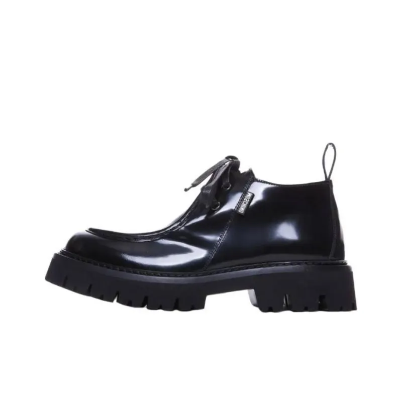 MOSCHINO Round Toe Laced Boots-0