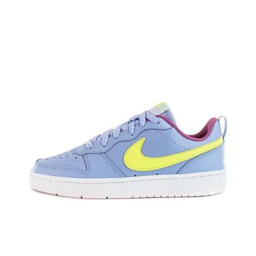 Nike Court Borough Low 2 'Cobalt Bliss Light Lemon Twist' GS