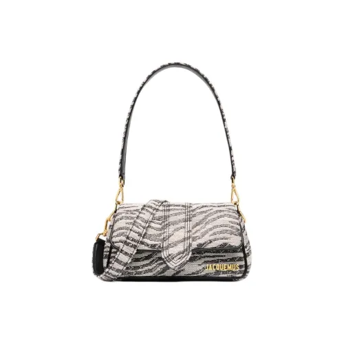 Jacquemus Lambskin Handbag Shoulder Bag Women's Black White Zebra Color