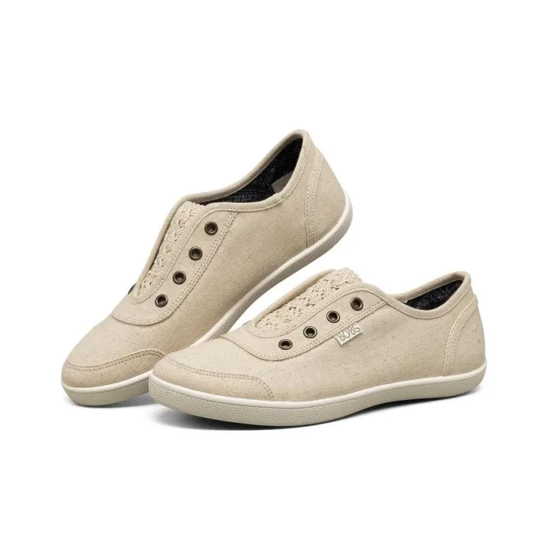 Skechers Bob's B Cute Low-Top Skateboard Shoes Women's Beige Yellow-2