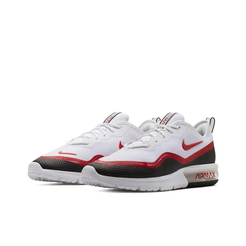 Nike Air Max Sequent 4.5 Se 'White Black University Red'-2