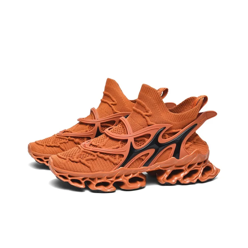 Comanier Cushioning And Breathable Mid Top Casual City Commute Sprint Long Distance Running Shoes Unisex-41