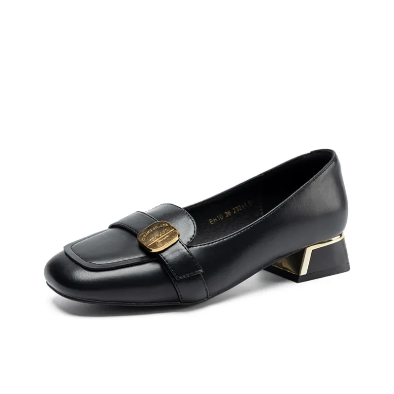 ZHR Loafers Women's Beige/Apricot/Black-13