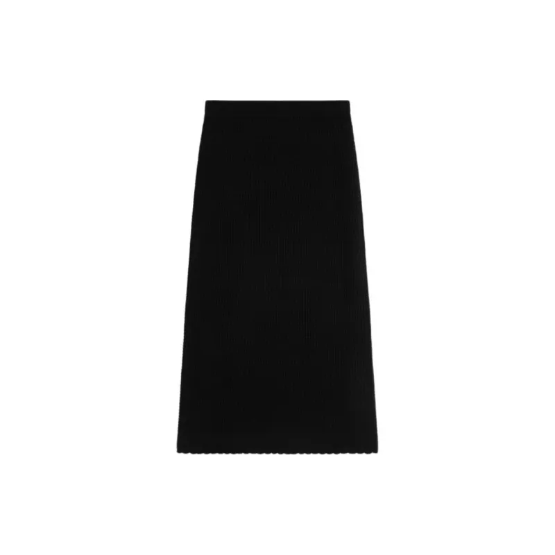THEORY Casual Long Skirts Women's Black-1