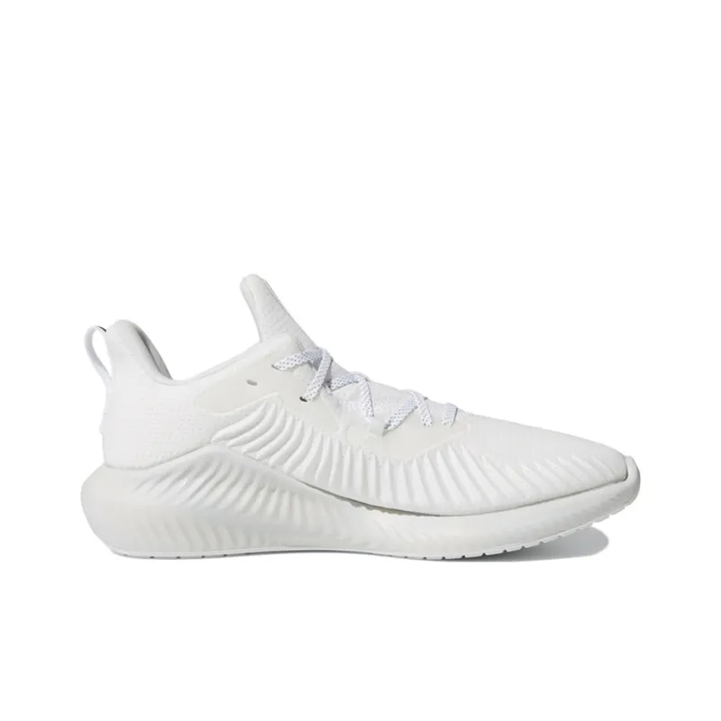 Adidas Alphabounce+ Run Em 'Crystal White'-1