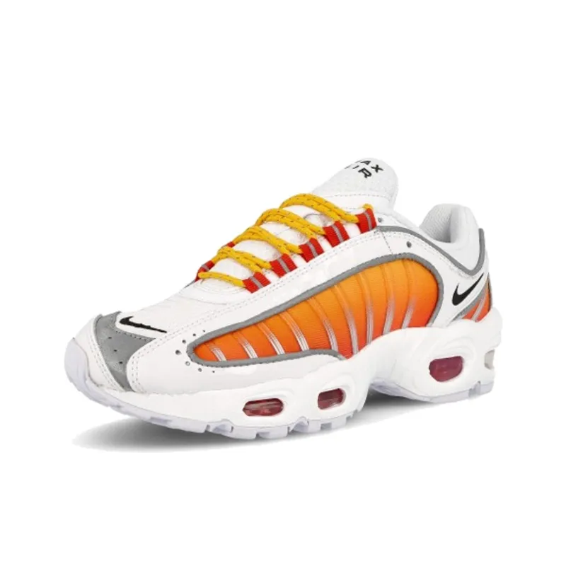 Nike Air Max Tailwind 4 White University Gold Habanero Red Women's-2