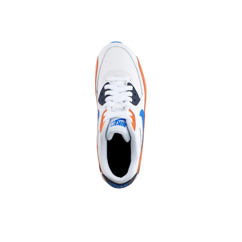 Nike Air Max 90 White Photo Blue Total Orange-3