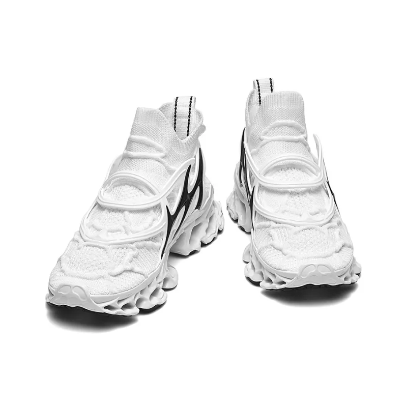 Comanier Cushioning And Breathable Mid Top Casual City Commute Sprint Long Distance Running Shoes Unisex-15