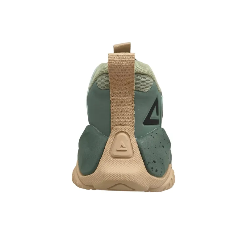 PEAK Tai Ji2.0 Two Fats Cushioning Height Increasing Slip-Resistant Low-Top Casual Shoes Men's Pistachio Green-4