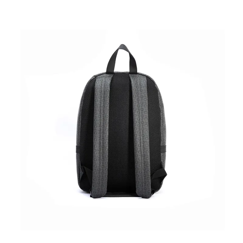 GUESS Synthetic Leather Backpack Regular Men's Black Gray-4
