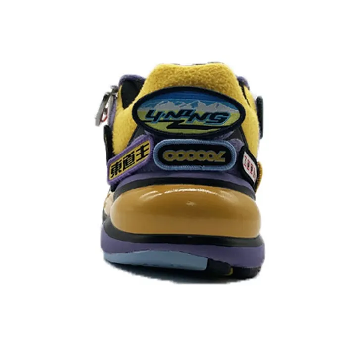 LiNing Shock Absorbers With Slip Resistant And Abrasion Resistant Properties Low Top Running Shoes Women's Multicolor-2