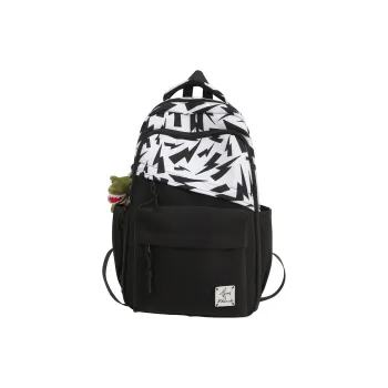 Venerable Brahma Nylon Backpack Men's White/Gray/Blue/Brown